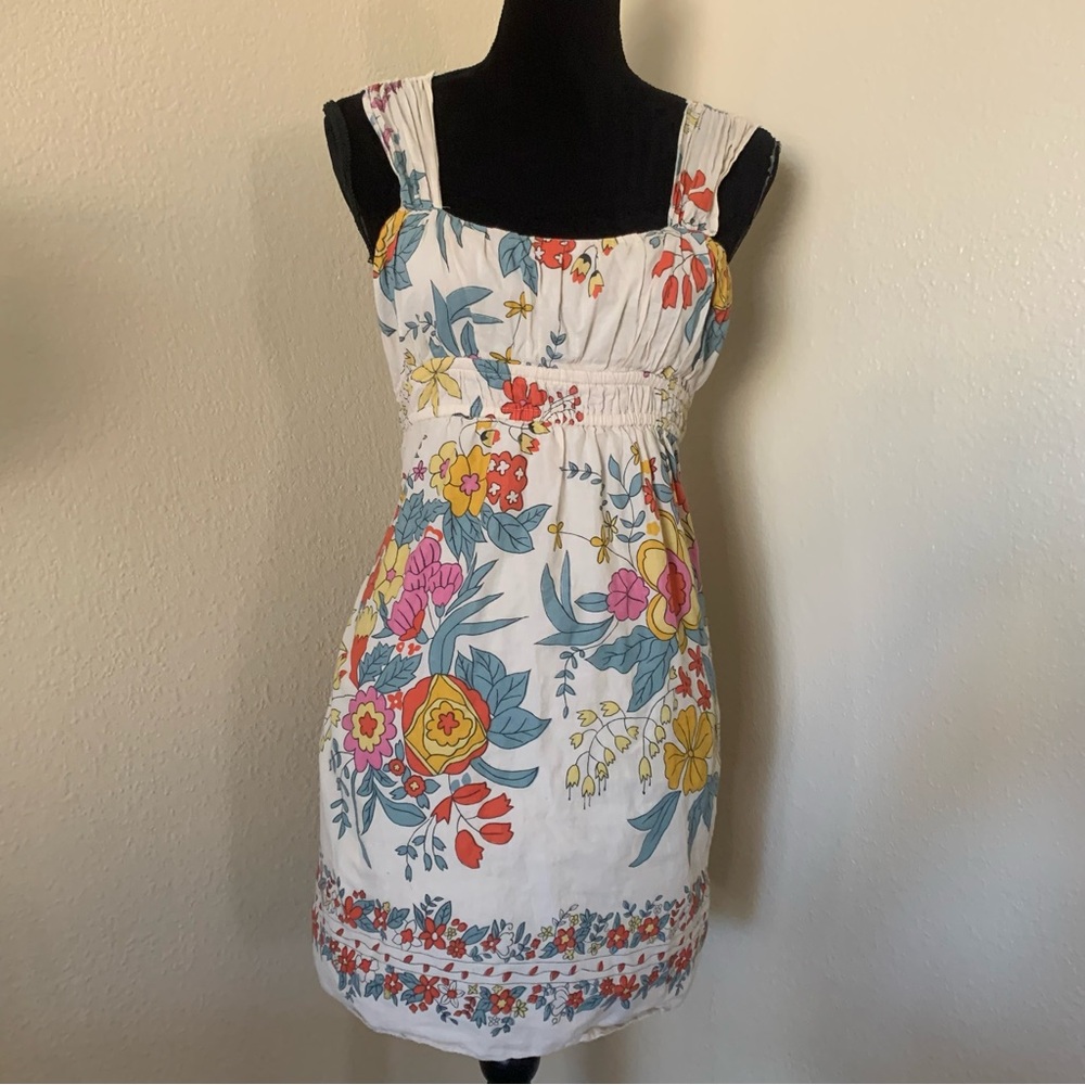 Vintage Y2K Forever 21 Multicolor Floral Mini Dress